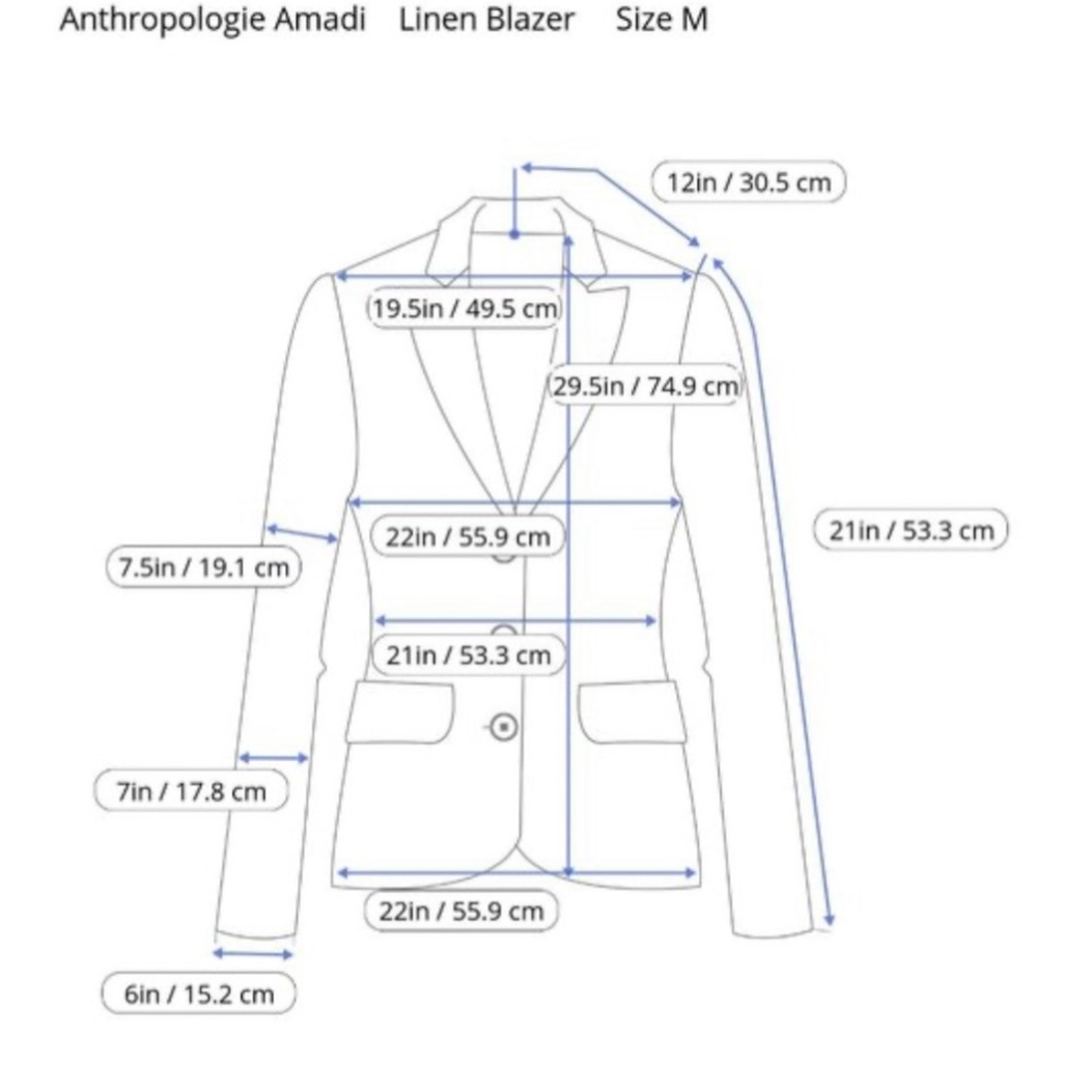 ANTHROPOLOGIE AMADI BLAZER    NWT - Picture 11 of 12